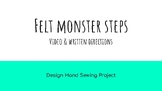 Hand Sewing Felt Monster Project | Family Consumer Science
