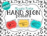 Hand Sign Posters - Music Note