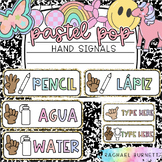 Hand Signals Pastel Pop