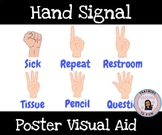 Hand Signals Poster for all classroom