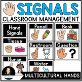 Hand Signals Posters Classroom Management Signs Multicultu