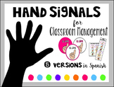 Hand Signals for Classroom Management Spanish Version