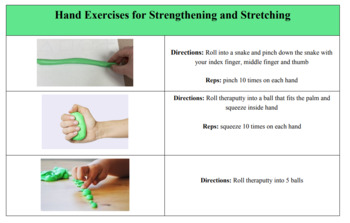 Hand Strengthening and Stretching Home Exercise Program