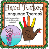 Hand Turkey Language Therapy