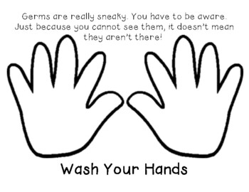 Preview of Hand Washing/Germs Craft Activity