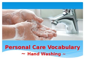 Preview of Hand Washing Hygiene Vocabulary