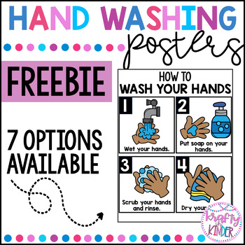 Preview of Hand Washing Poster FREEBIE