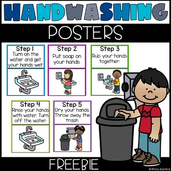 Preview of Hand Washing Posters {Freebie}