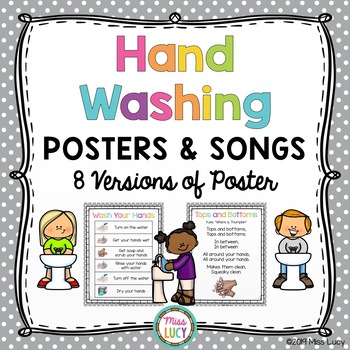 Preview of Hand Washing Posters and Songs