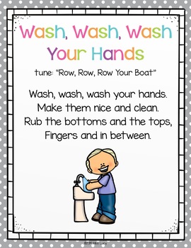 Hand Washing Posters And Songs By Miss Lucy Teachers Pay Teachers