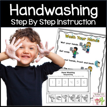 Preview of Hand Washing Procedures Reader, Poster and Sequencing Pocket Chart