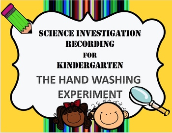 Preview of Hand Washing Science Experiment Recording Sheet