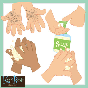 Preview of Hand Washing Sequence Clip Art