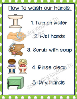 printable wash hands sign for kids