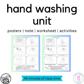 Preview of Hand Washing Steps And Technique For The Culinary Foods And FCS Classroom