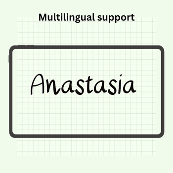 Preview of Hand Written Font, Anastasia Font, Creative font, Relax Fonts
