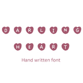Hand Written Font, Darling Heart Font, Creative font, Love Fonts