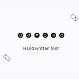 Hand Written Font, Domino Font, Creative font, Relax Fonts