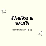 Hand Written Font, Make a wish Font, Creative font, Relax Fonts
