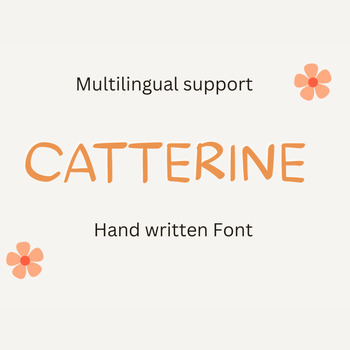 Preview of Hand Written Fonts, Catterine Font, Take a note font, Note Fonts