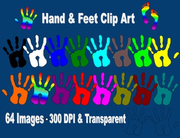 Preview of Hand and Feet Clip Art
