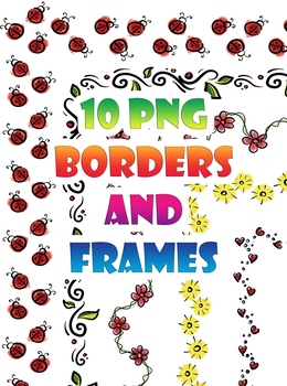 Preview of Hand-drawn Borders and Frames Clipart - Commercial & Personal Use