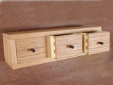 Hand-tool woodworking - Dovetailed Tea-shelf