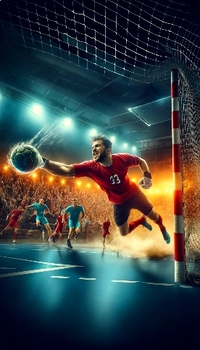 Preview of Handball Hustle: Handball Poster
