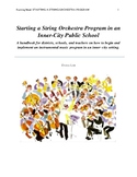 Handbook for Starting a New Instrumental Program- Orchestra