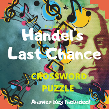Preview of Handel's Last Chance (1996) CROSSWORD PUZZLE