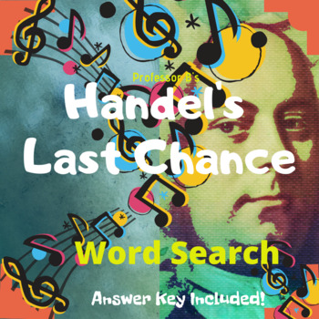 Preview of Handel's Last Chance (1996) WORD SEARCH