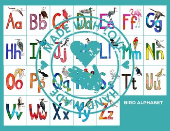 Preview of Handmade Bird Alphabet