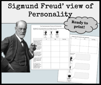 Preview of Handout: Sigmund Freud and The Id, Ego, and Superego