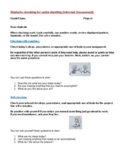 Handout: Students' checking for understanding (informal ar