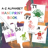 Handprint Alphabet Book Printable | Alphabet Activities