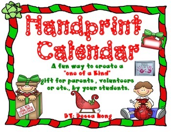 Preview of Handprint Calendar