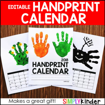 2023 2024 Handprint Calendar Teaching Resources | TPT
