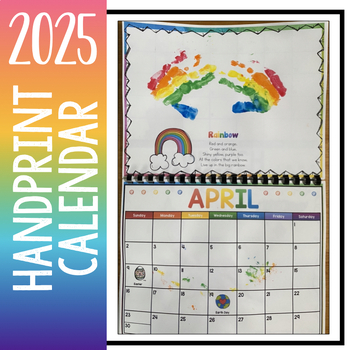 Preview of Handprint Calendar 2025 - A perfect gift for the holidays