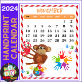 Handprint Calendar 2024 - The holidays Gift