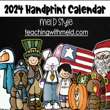 Preview of Handprint Calendar Gift
