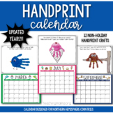 Handprint Calendar for Northern Hemisphere