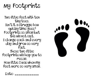 This Little Hand and Foot Poem Handprint and Footprint Art 