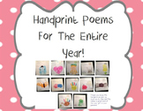 Handprint Poems For The Entire Year! End of the Year Keepsake