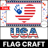 FREE United States 4th of July Craft & Memorial Day Vetera