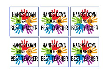 Preview of Hands Down You Are the Best Gift Tags- Soap Gift Tag