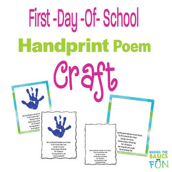 Preview of Hands Go Free Poem and Activity