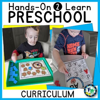 Preview of Hands On 2 Learn Preschool Curriculum Bundle
