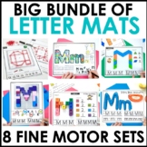 Letter Mats - Hand-on Alphabet Building Mats - Fine Motor Bundle