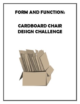 Preview of Hands-On Culminating Task for Structures Unit (Cardboard Chair Design Challenge)