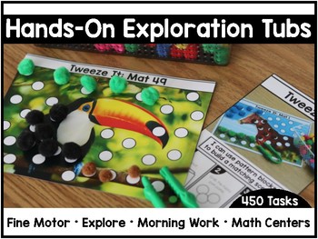 Preview of Hands-On Exploration Tubs (Fine Motor, Morning Work, Morning Tubs)